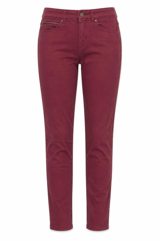 George Womens Brown  Cotton Skinny Jeans Size 10 L28 in Regular  - Soft Feel Chestnut Brown colour
