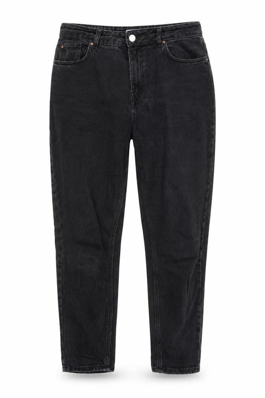 Denim Co Womens Black  Cotton Straight Jeans Size 12 L27 in Regular