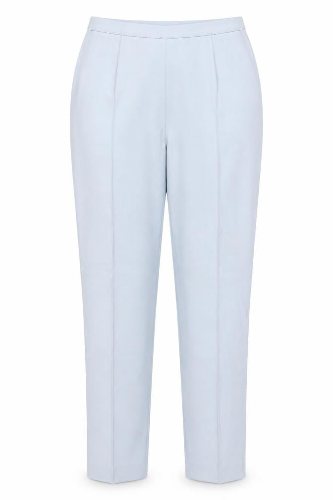 ara Womens Blue  Polyester Trousers  Size 18 L30 in Regular  - Pale Blue Raised front & back seams Short out ankle vents