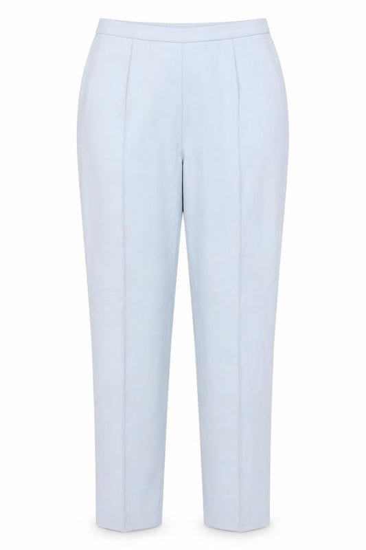 ara Womens Blue  Polyester Trousers  Size 18 L30 in Regular  - Pale Blue Raised front & back seams Short out ankle vents