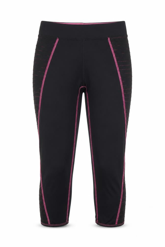 Atmosphere Womens Black  Polyester Compression Leggings Size 6 L18 in Regular
