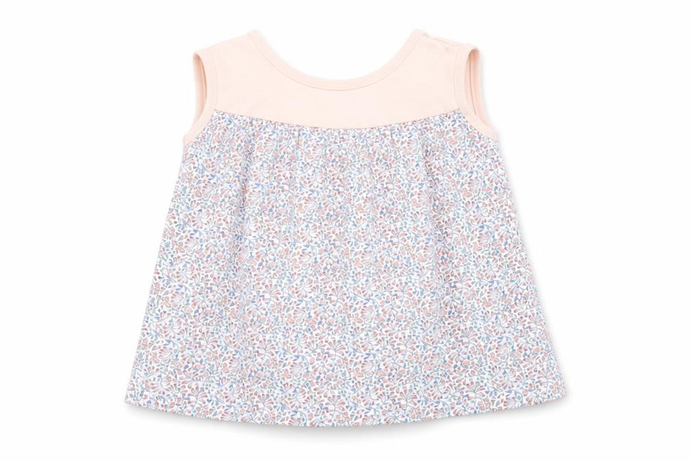 NEXT Girls Multicoloured Floral Cotton A-Line  Size 0-3 Months Crew Neck