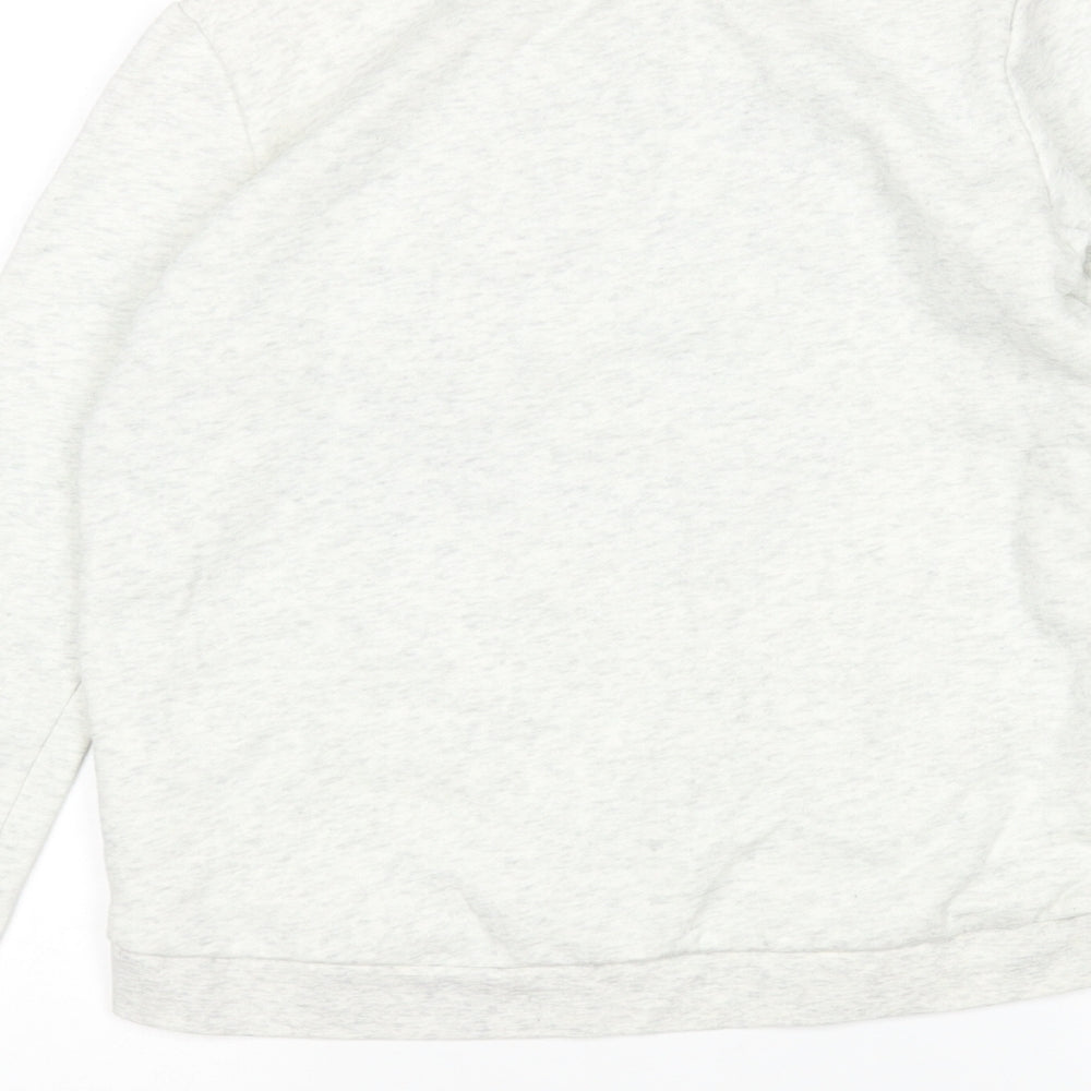 H&M Girls Grey  Cotton Pullover Sweatshirt Size 11-12 Years   - Unicorn