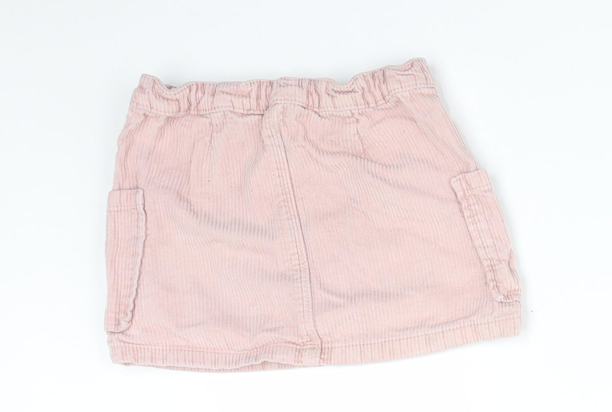 EVIE Girls Pink  Cotton Straight & Pencil Skirt Size 4-5 Years  Regular