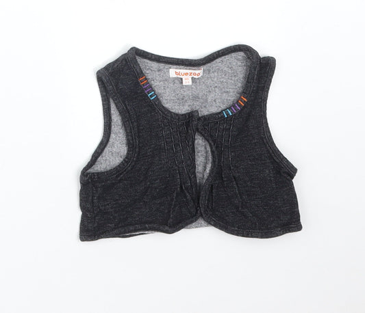 Blue Zoo Boys Black   Jacket Waistcoat Size 2-3 Years