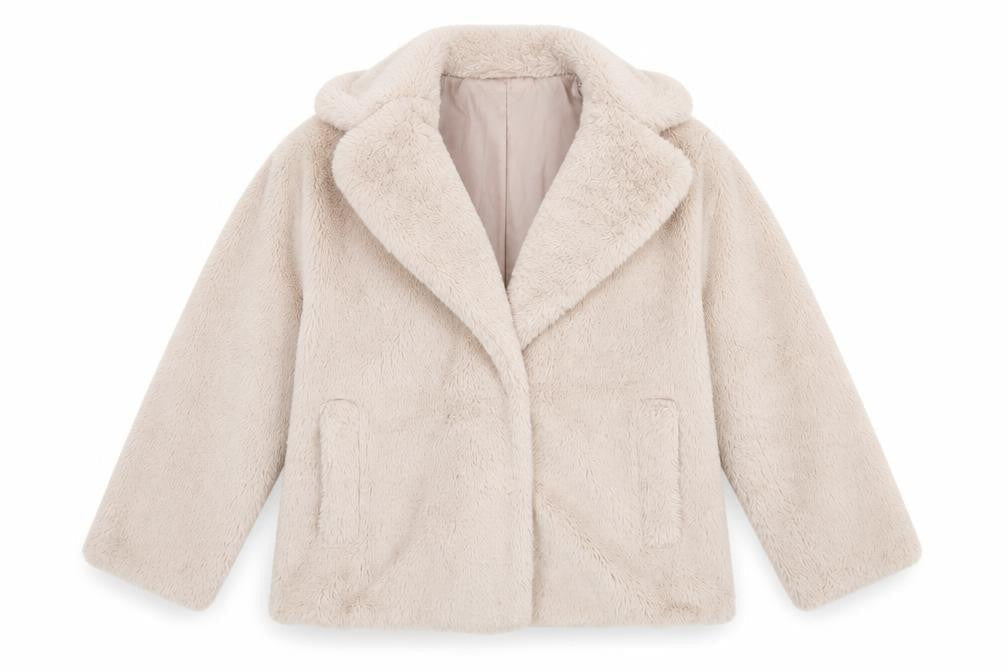 New Look Womens Grey   Overcoat Jacket Size 16