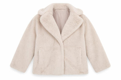 New Look Womens Grey   Overcoat Jacket Size 16
