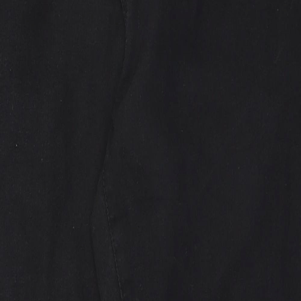 VERO MODA Womens Black  Cotton Straight Jeans Size 32 in L32 in Regular