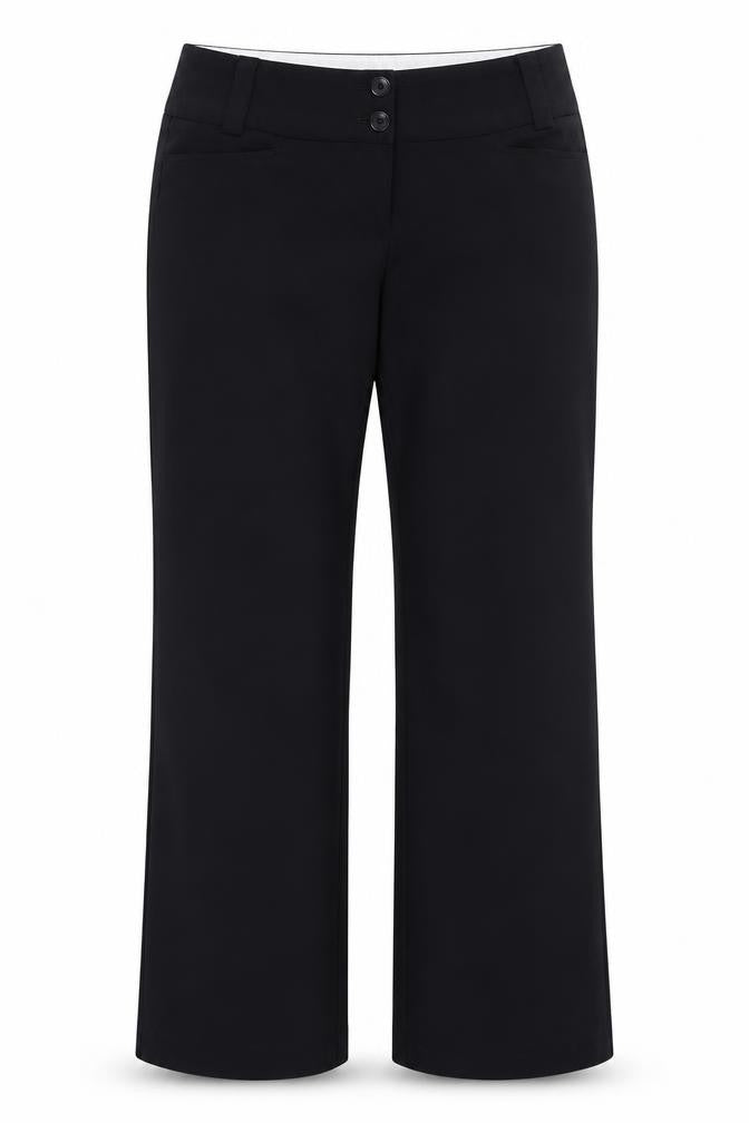 New Look Womens Black  Polyester Trousers  Size 12 L28 in Regular