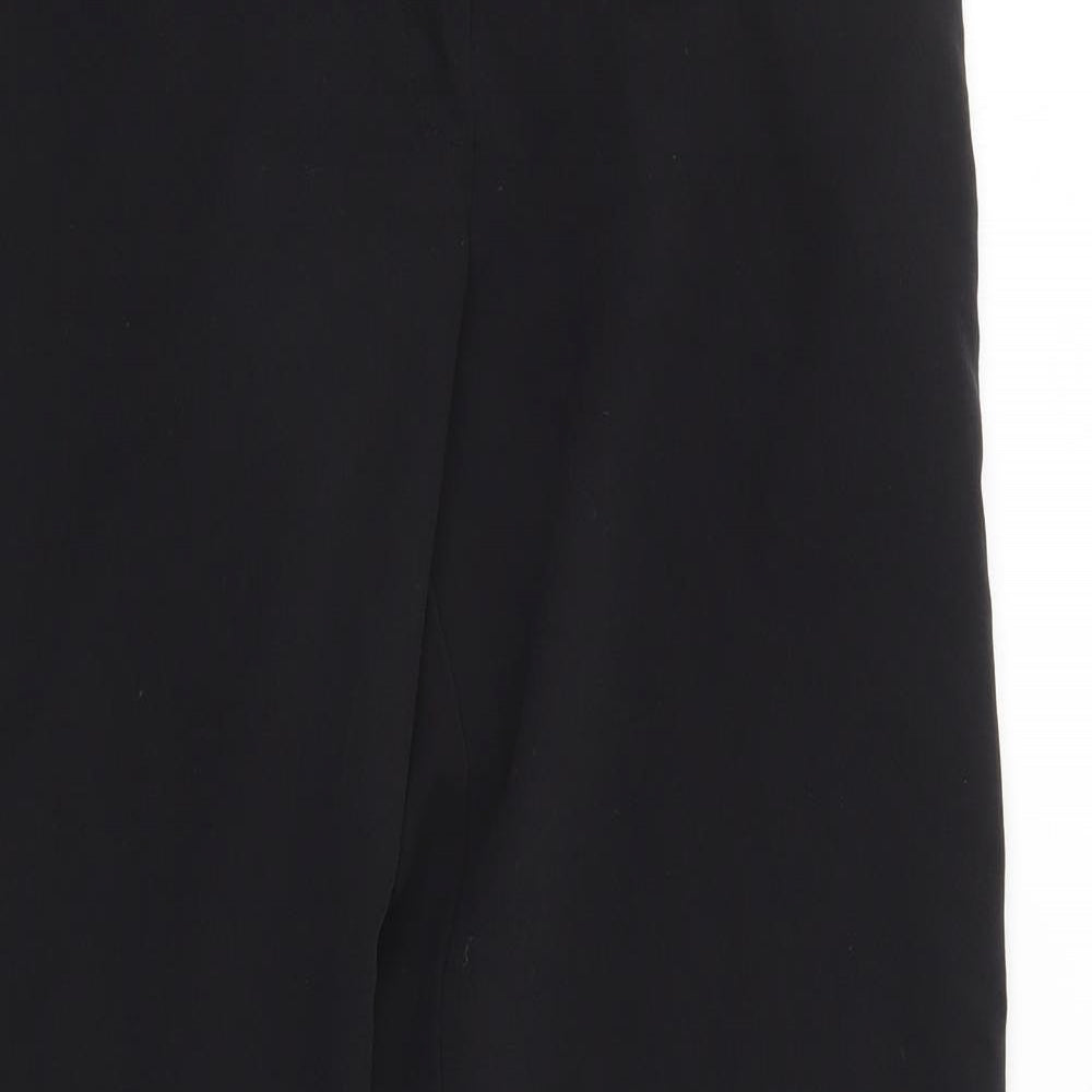 New Look Womens Black  Polyester Trousers  Size 12 L28 in Regular