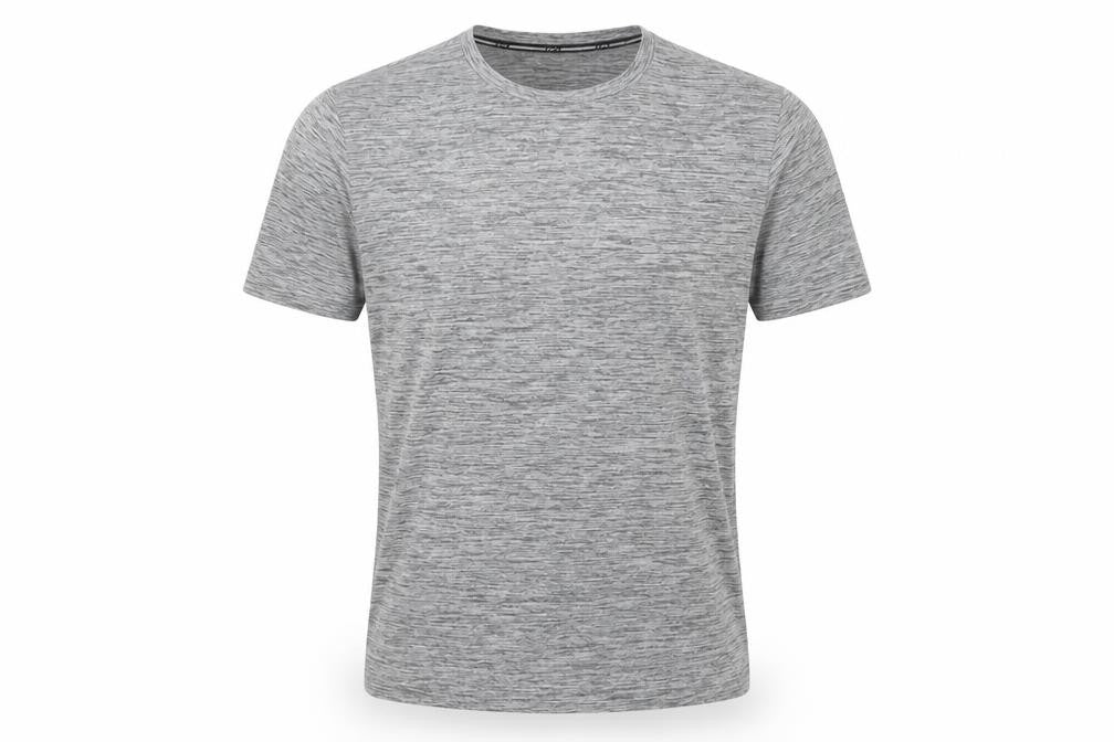Stadium Mens Grey  Polyester  T-Shirt Size L Round Neck