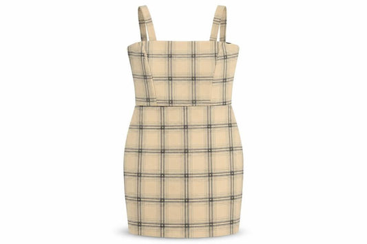 I SAW IT FIRST Womens Brown  Polyester Pencil Dress  Size 12 Off the Shoulder