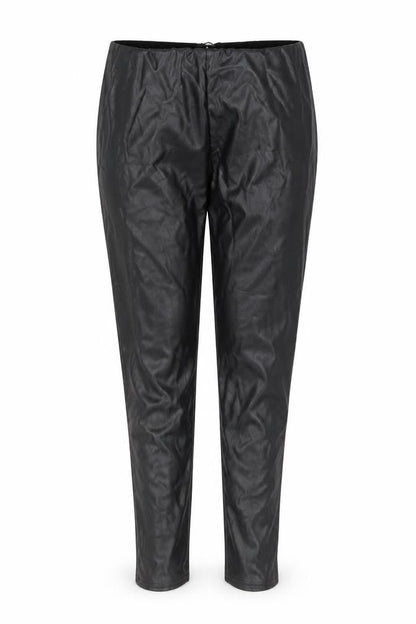 PRETTYLITTLETHING Womens Black  Polyester Trousers  Size 12 L28 in Regular