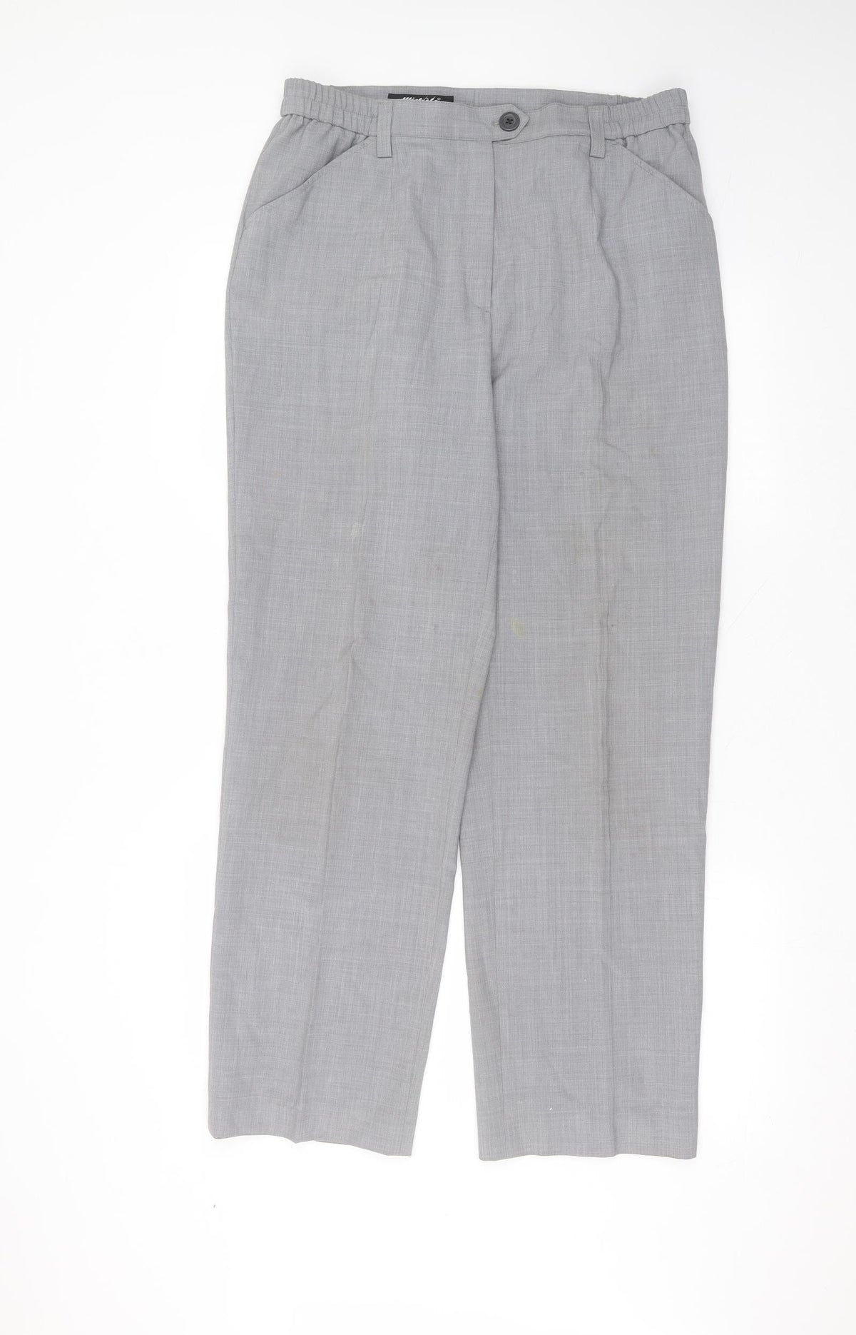 wichele Womens Grey  Polyester Trousers  Size 16 L28 in Regular
