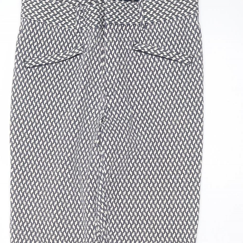Gap Womens White  Cotton Trousers  Size 10 L24 in Regular