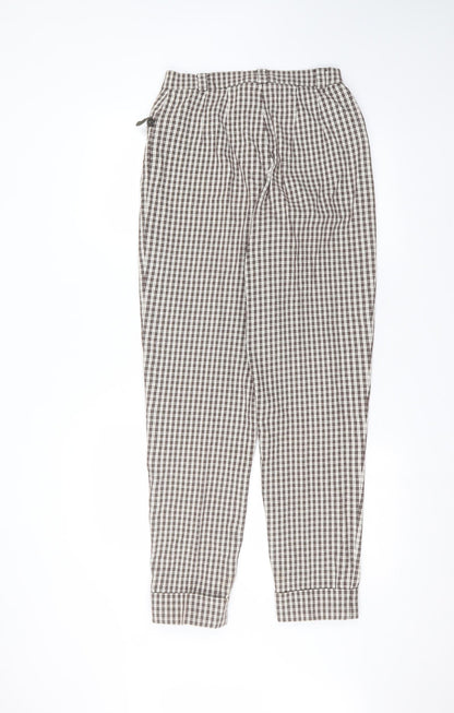 Preloved GOLFINO Womens White  Polyester Trousers  Size 12 L27 in Regular - Front