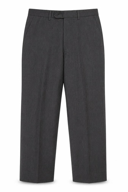 Matalan Mens Grey  Polyester Dress Pants Trousers Size 34 in L28 in Regular  - Short