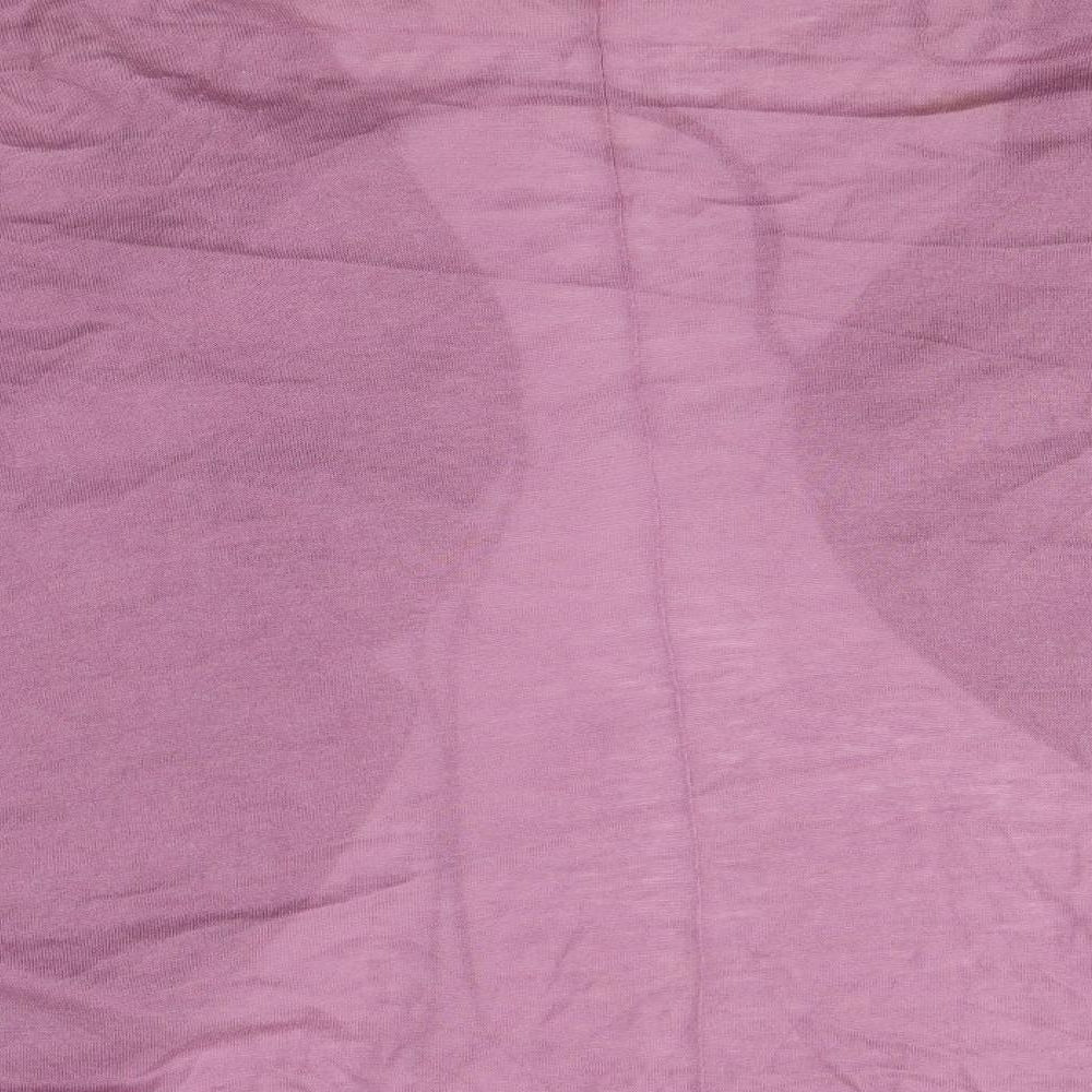NEXT Womens Purple V-Neck  100% Cotton Cardigan Jumper Size L