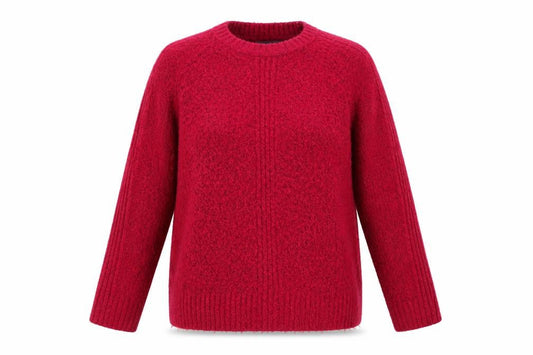 Marks & Spencer Womens Pink Round Neck  Acrylic Pullover Jumper Size M