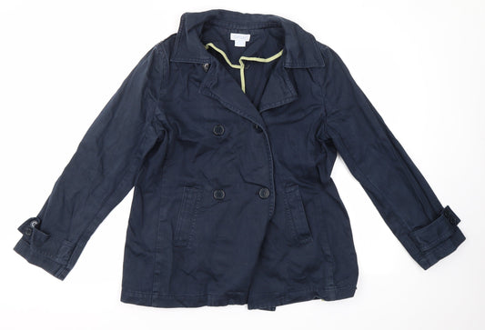 Capture Womens Blue   Jacket Coat Size M