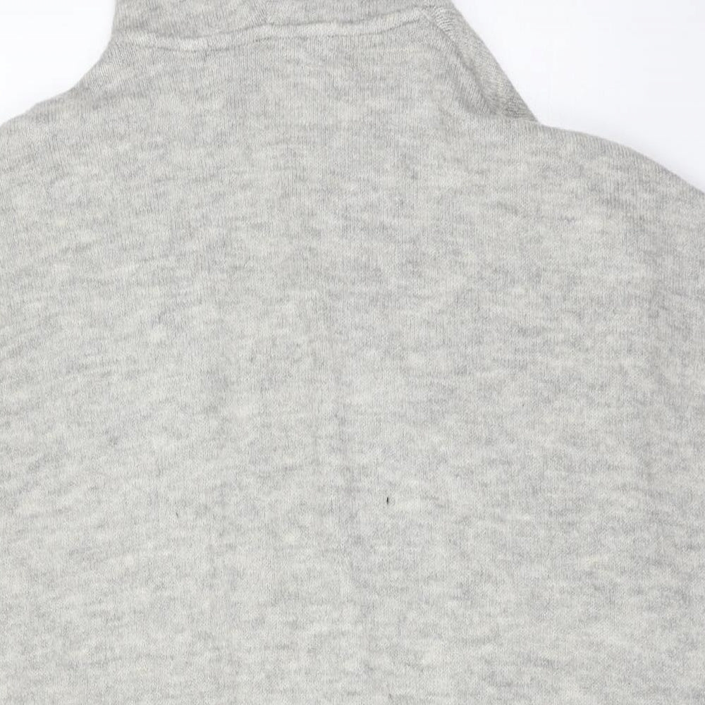 M&S Womens Grey   Acrylic Cardigan Jumper Size S