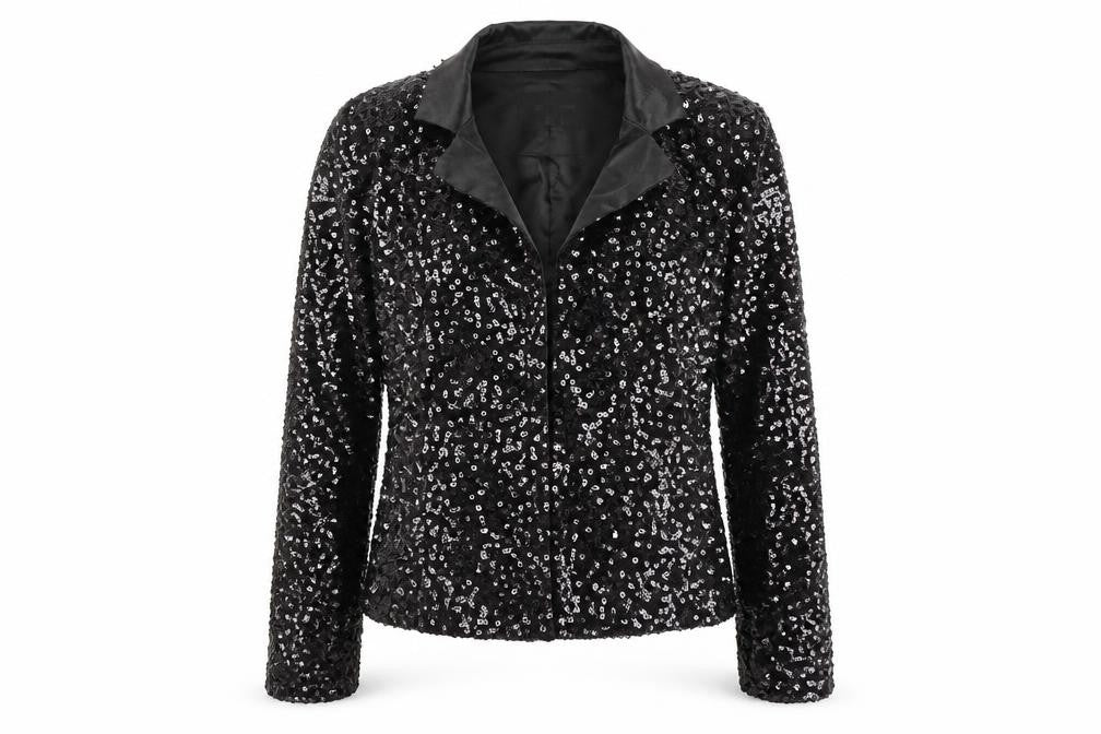 Atmosphere Womens Black  Polyester Jacket Blazer Size 8