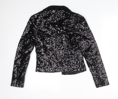 Atmosphere Womens Black  Polyester Jacket Blazer Size 8