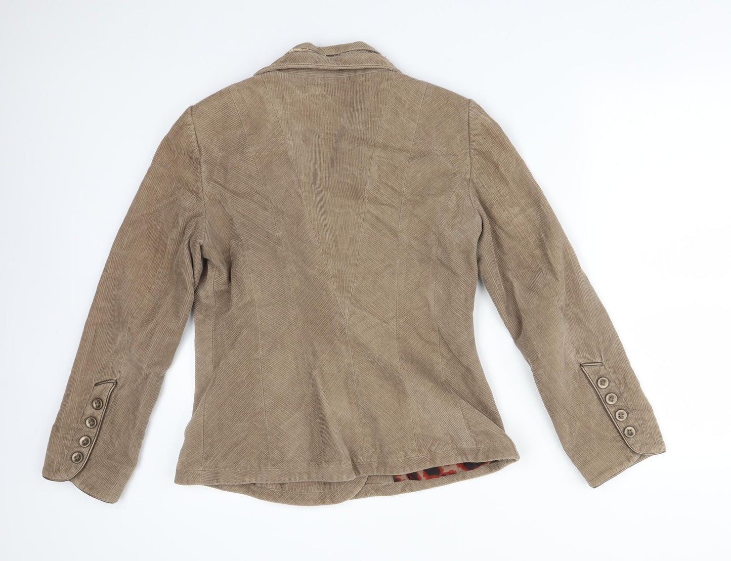 Per Una Womens Brown  Polyester Jacket Suit Jacket Size 10