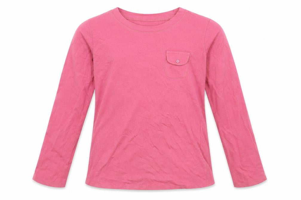 NEXT Girls Pink  Cotton Basic T-Shirt Size 9 Years Crew Neck
