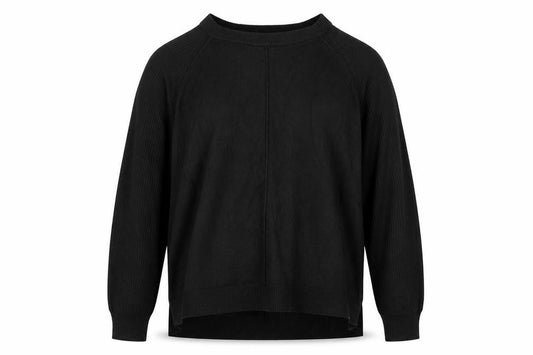 Next Mens Black Crew Neck  Acrylic Pullover Jumper Size L