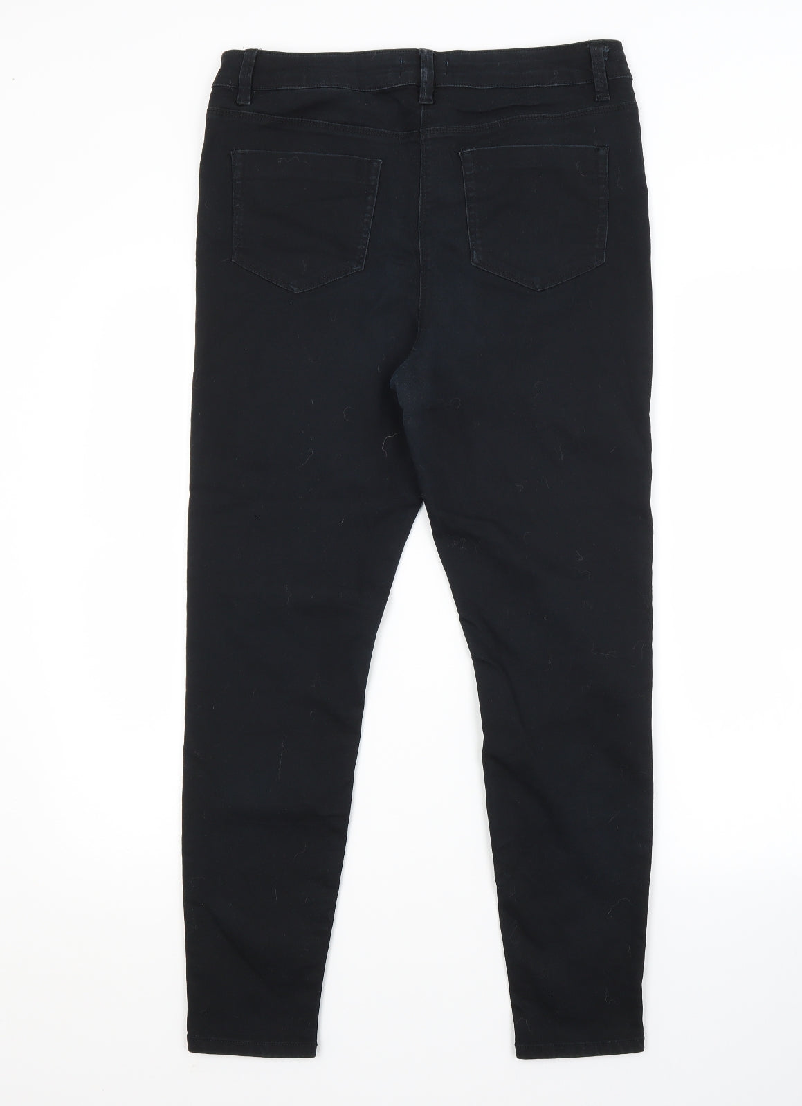 Papaya Womens Blue  Cotton Skinny Jeans Size 12 L20 in Regular