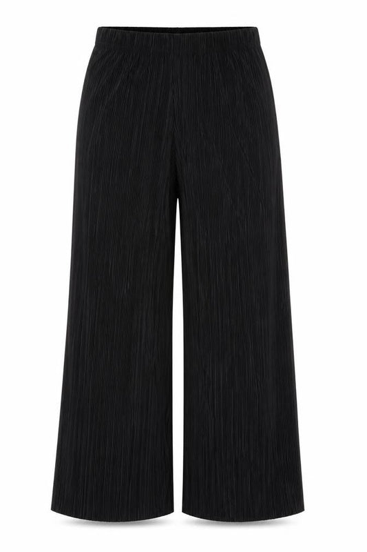 New Look Womens Black Striped  Trousers  Size 6 L21 in Regular