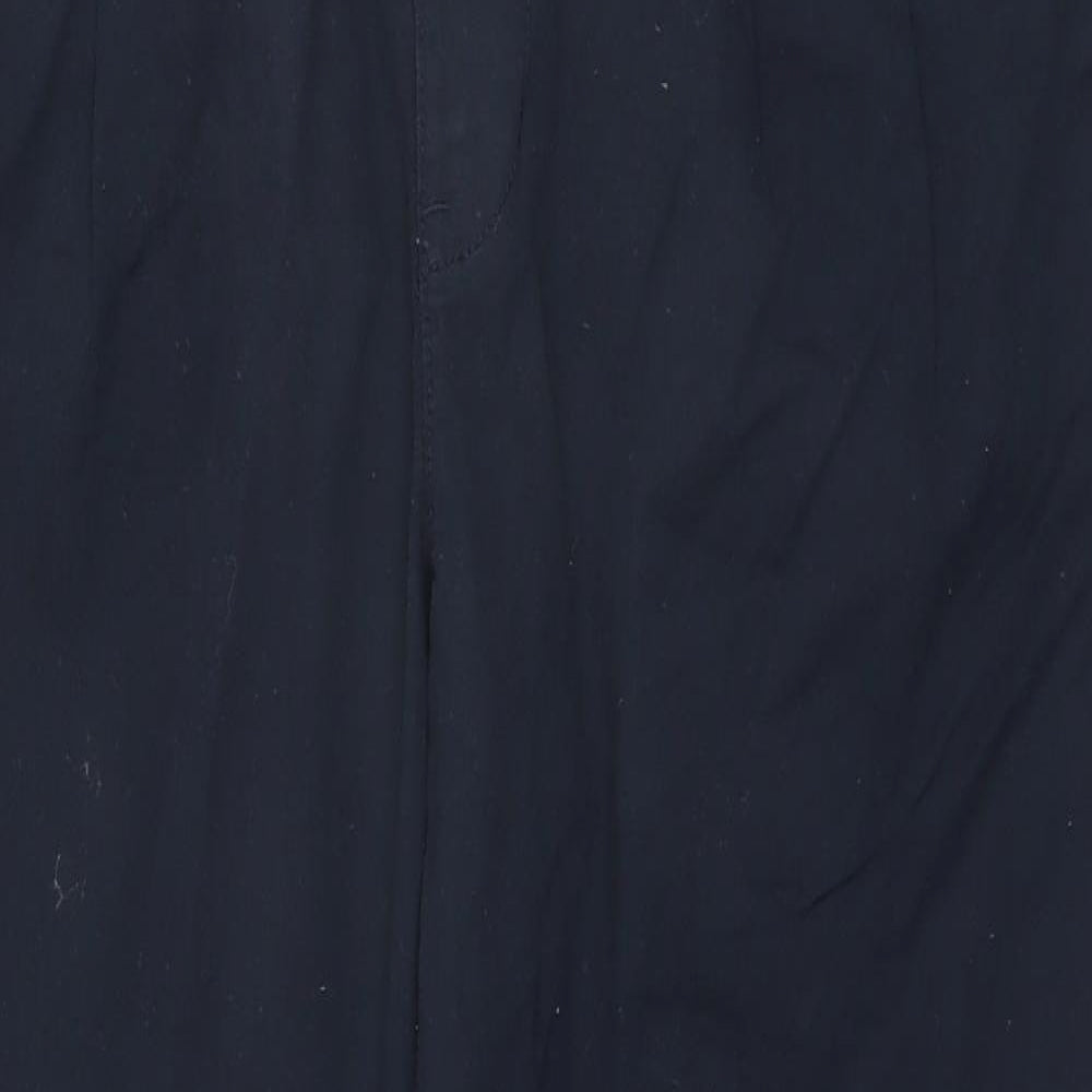 NEXT Womens Blue  Cotton Trousers  Size 36 L28 in Regular