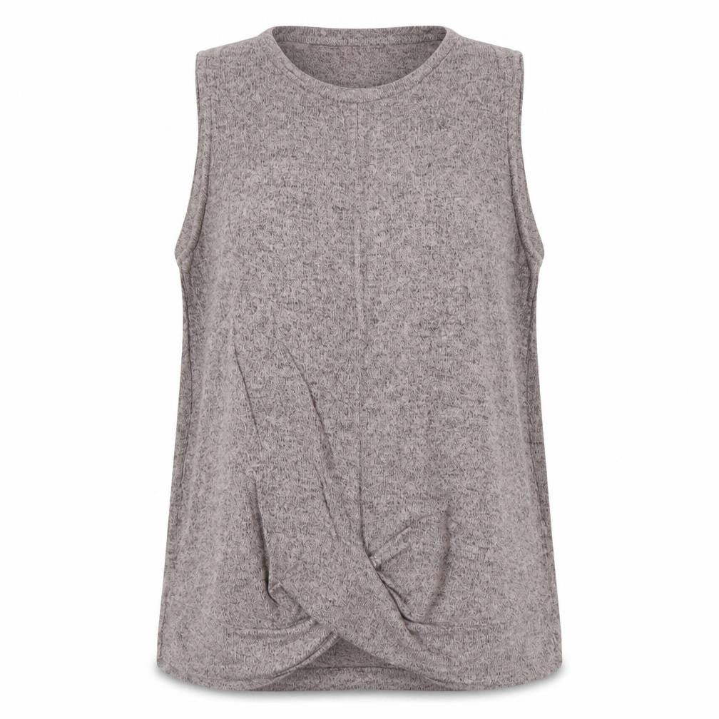 River Island Womens Pink Crew Neck  Viscose Vest Jumper Size 14