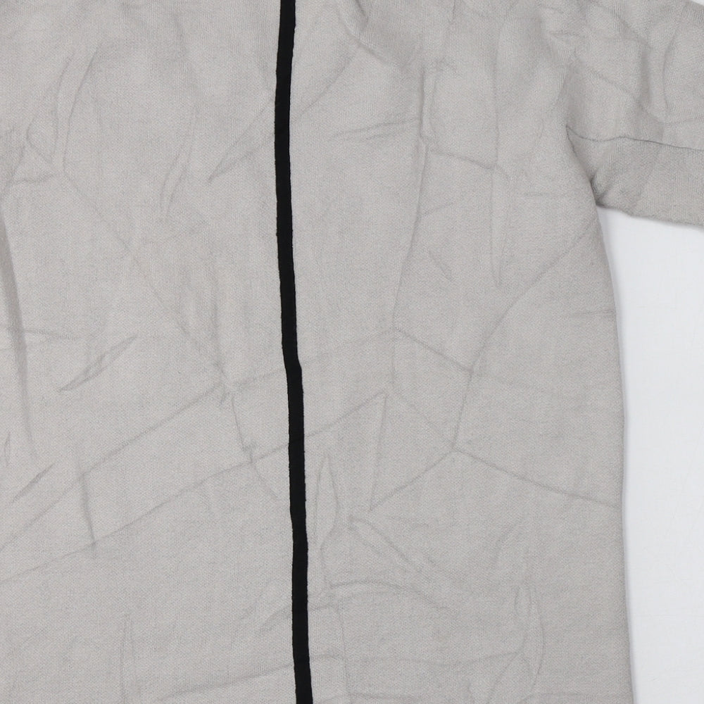 Duffy Womens Grey Crew Neck  Cotton Pullover Jumper Size XS