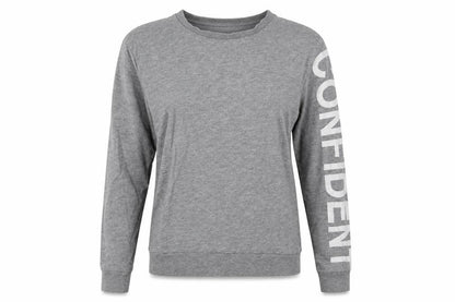 H&M Womens Grey  Cotton Pullover Sweatshirt Size S
