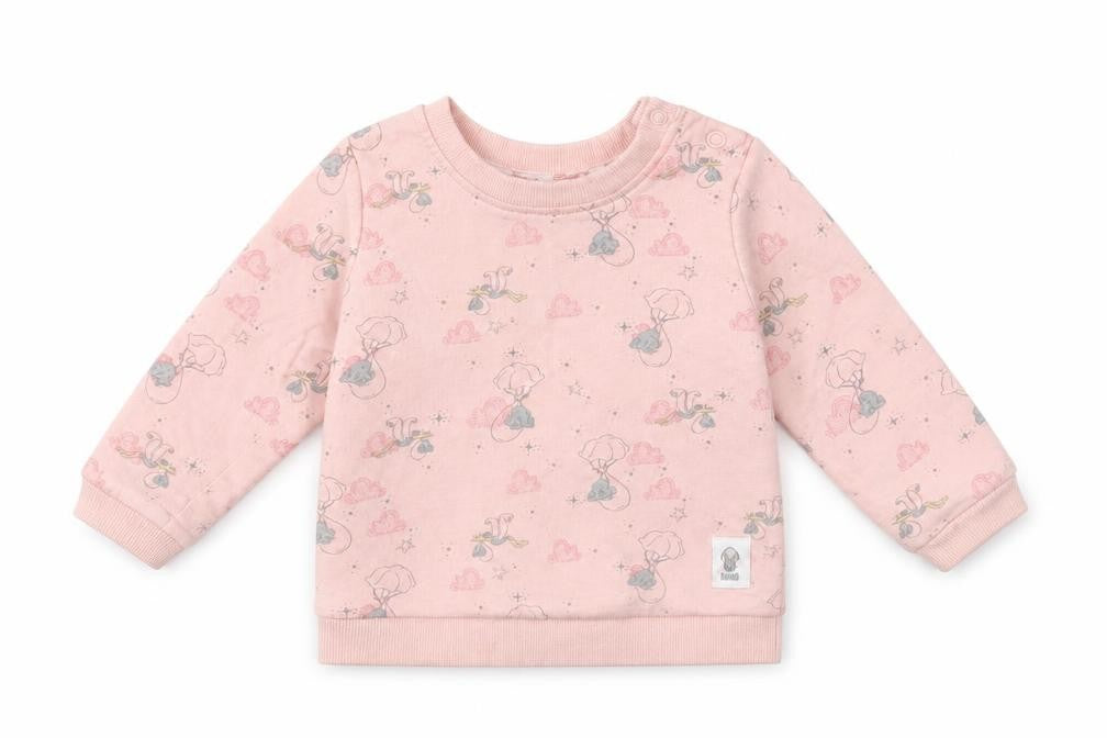 George Baby Pink Geometric Cotton Pullover Jumper Size 9-12 Months