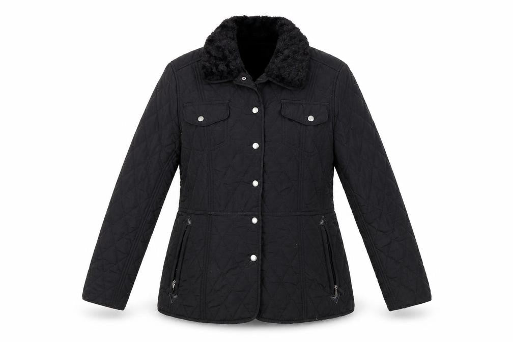 Weatherproof Womens Black   Overcoat Coat Size L