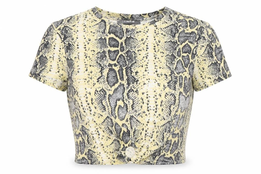 Primark Womens Multicoloured  Polyester Basic Blouse Size S Round Neck