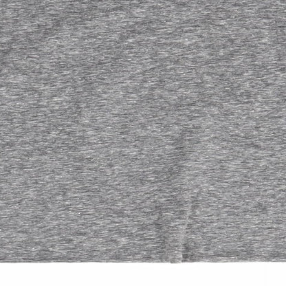 New Look Womens Grey  Polyester Basic Blouse Size 10 Round Neck
