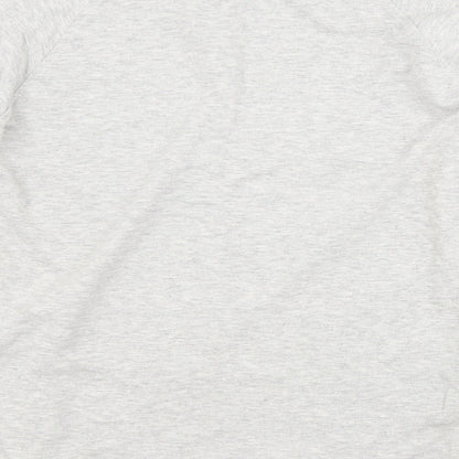 Select Womens Grey Crew Neck  Cotton Pullover Jumper Size 14