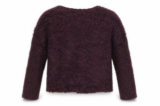 Topshop Womens Purple V-Neck  Nylon Cardigan Jumper Size 10