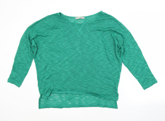Atmosphere Womens Green Boat Neck  Polyester Pullover Jumper Size 16