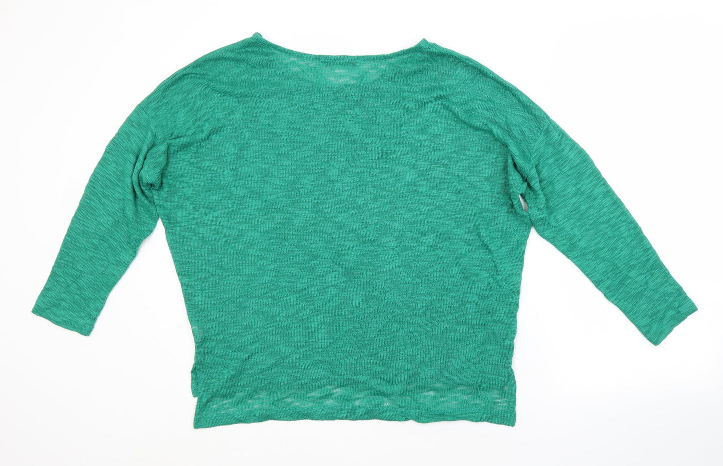 Atmosphere Womens Green Boat Neck  Polyester Pullover Jumper Size 16