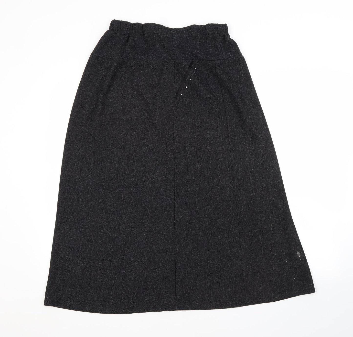 Preworn Womens Grey   A-Line Skirt
