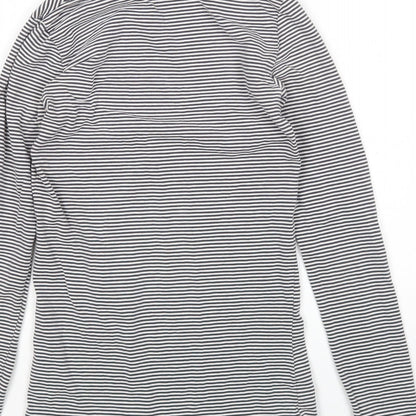 Preloved Primark Womens Multicoloured Striped  Basic T-Shirt Size 2XS Round Neck - Label