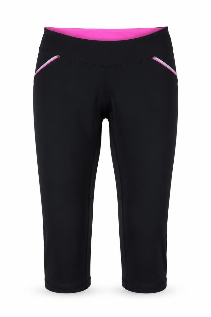 Ki Womens Black  Polyester Compression Shorts Size M L20 in Regular