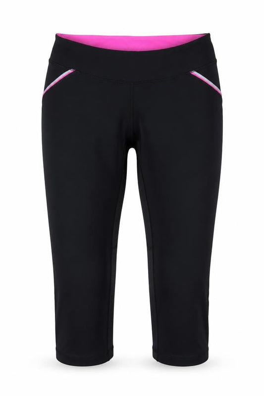 Ki Womens Black  Polyester Compression Shorts Size M L20 in Regular