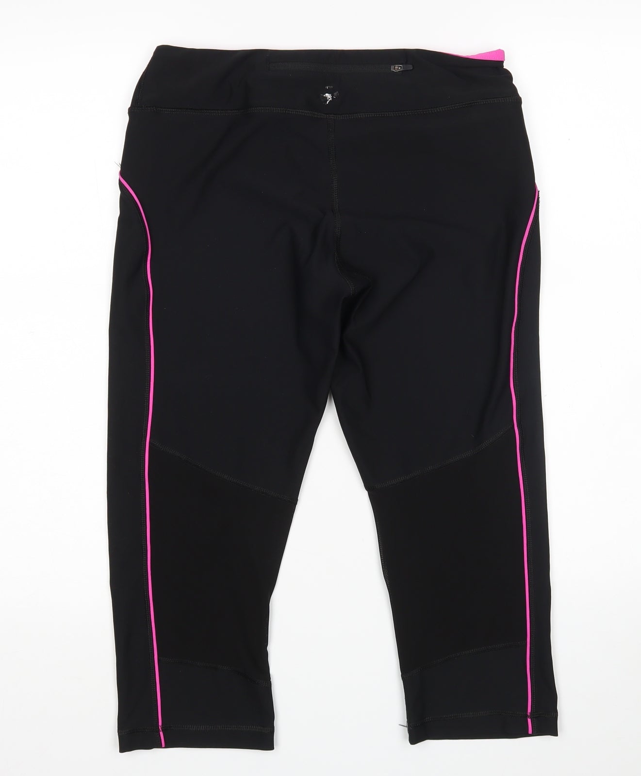 Ki Womens Black  Polyester Compression Shorts Size M L20 in Regular