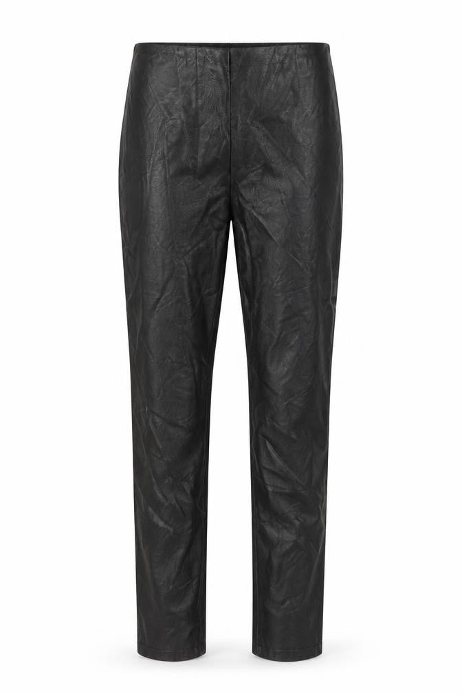 Luxe Womens Black  Polyester Trousers  Size M L28 in Regular